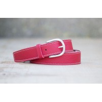 CEINTURE CUIR ROUGE | La classique